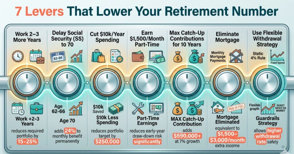 7 levers that lower your retirement number