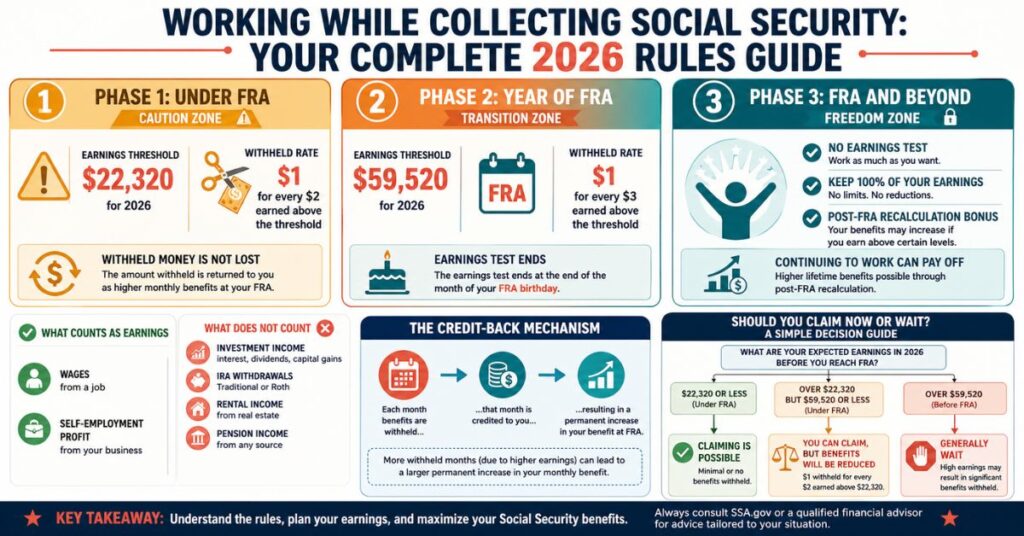 How Working in Retirement Affects Your Social Security Benefits Working While Collecting Social Security - Your Complete 2026 Rules Guide